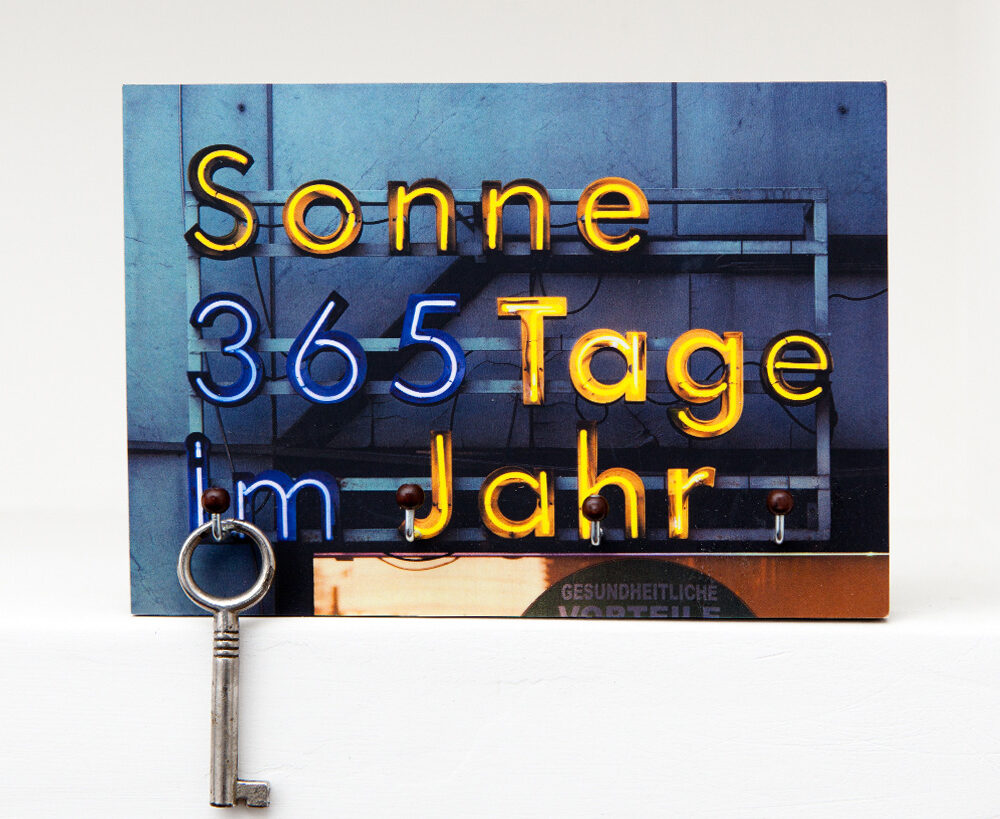 Sonne Schlüsselbrett 365 Tage Sonne in Köln aus eigener Fotografie von Frau Plonka