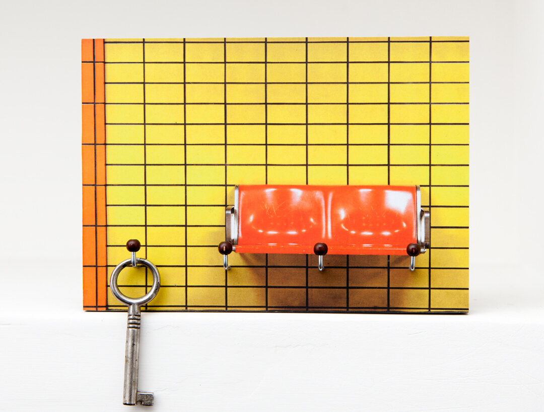 Schlüsselbrett U-Bahn gelb aus eigener Fotografie von Frau Plonka