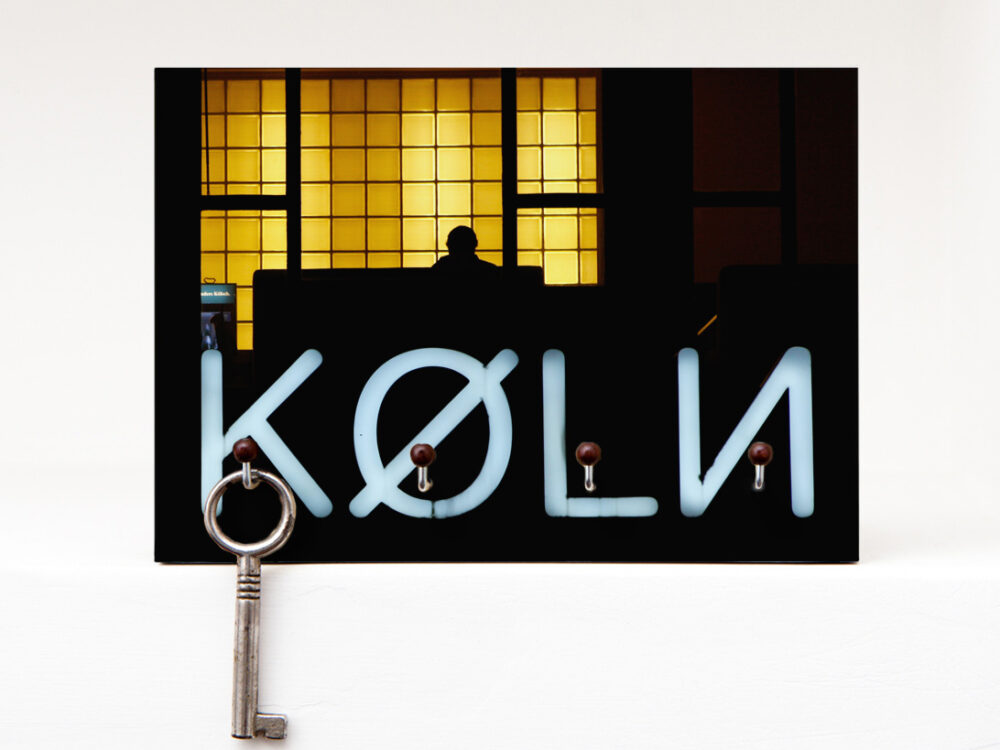 Schlüsselbrett Køln aus eigener Fotografie von Frau Plonka