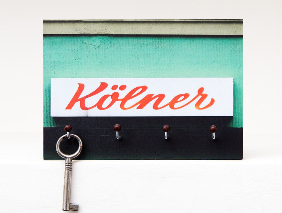 koelner Schlüsselbrett Kölner aus eigener Fotografie von Frau Plonka