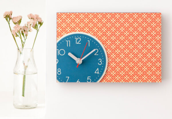 Wanduhr blau.C aus eigener Fotografie | Frau Plonka