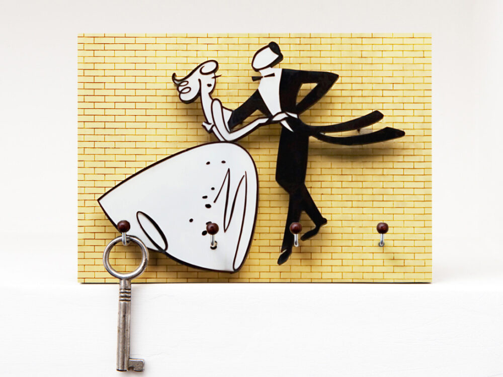 Tanzpaar Schlüsselbrett Tanzpaar aus eigener Fotografie von Frau Plonka