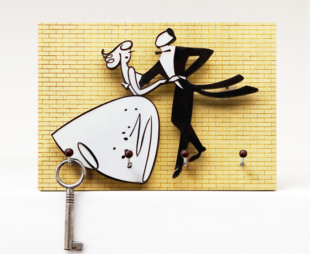 Tanzpaar Schlüsselbrett Tanzpaar aus eigener Fotografie von Frau Plonka