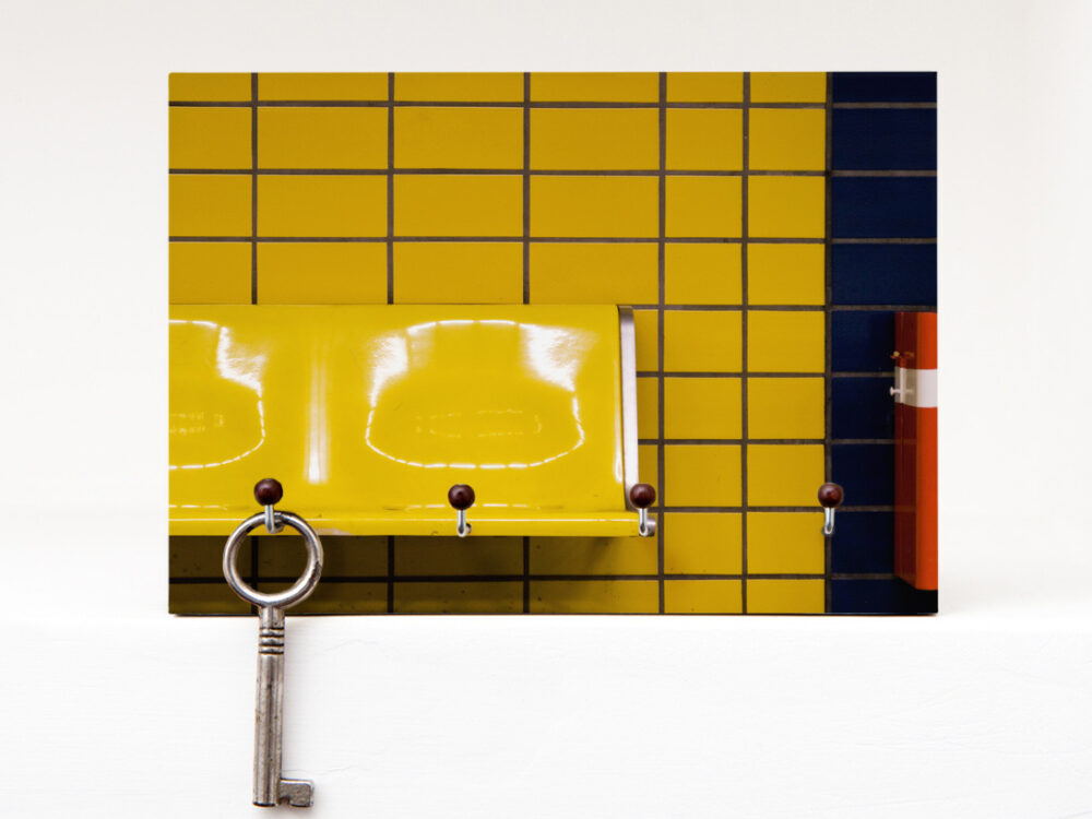 Schlüsselbrett U-Bahn gelb2 aus eigener Fotografie von Frau Plonka