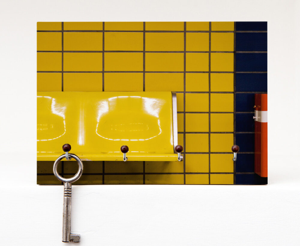 Schlüsselbrett U-Bahn gelb2 aus eigener Fotografie von Frau Plonka