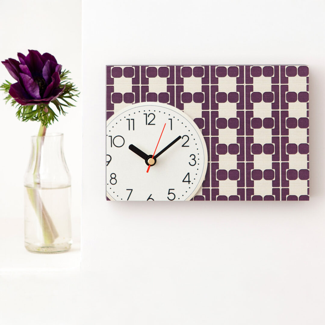 wanduhr-weiss-E Wanduhr weiss E aus eigener Fotografie | Frau Plonka