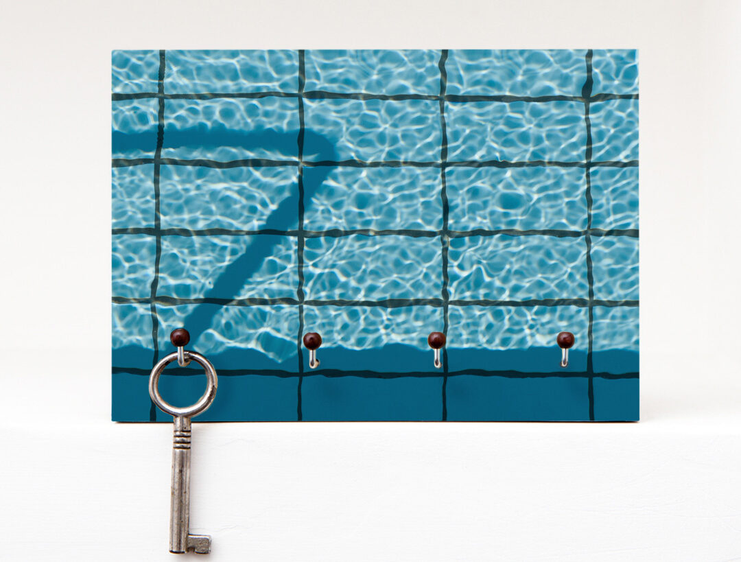 Schlüsselbrett Pool aus eigener Fotografie von Frau Plonka