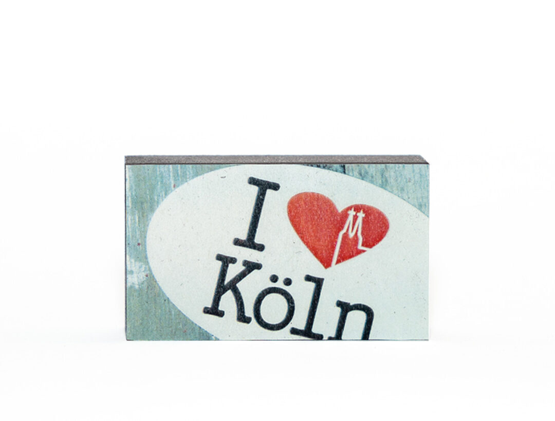 i love koeln Köln minibild mit Herz Motiv aus eigener Fotografie