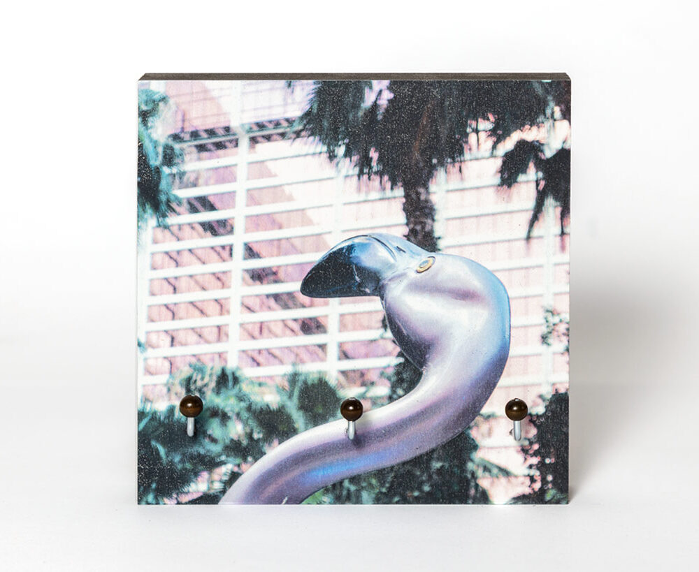 Schlüsselbrett Flamingo Schlüsselbrett Flamingo aus eigener Fotografie von Frau Plonka