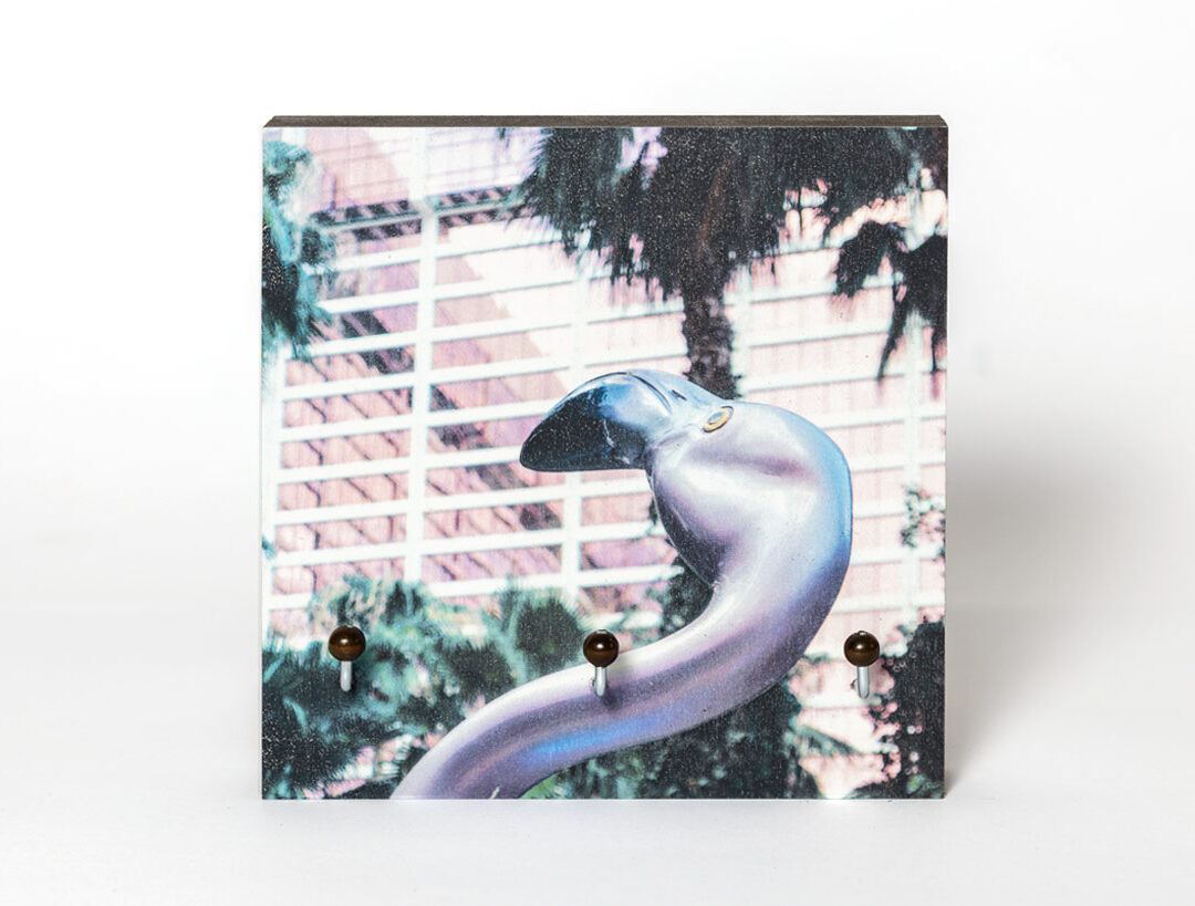 Schlüsselbrett Flamingo Schlüsselbrett Flamingo aus eigener Fotografie von Frau Plonka