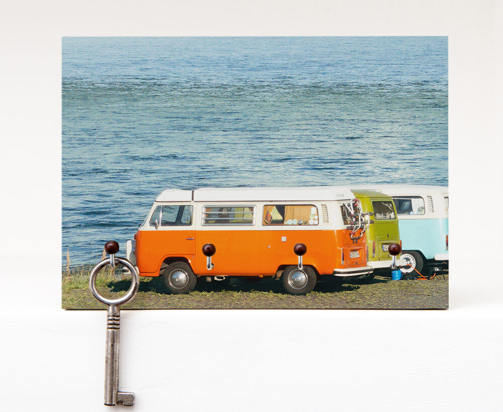 Schlüsselbrett Bulli Schlüsselbrett Bulli Fotografie handgemacht von Frau Plonka