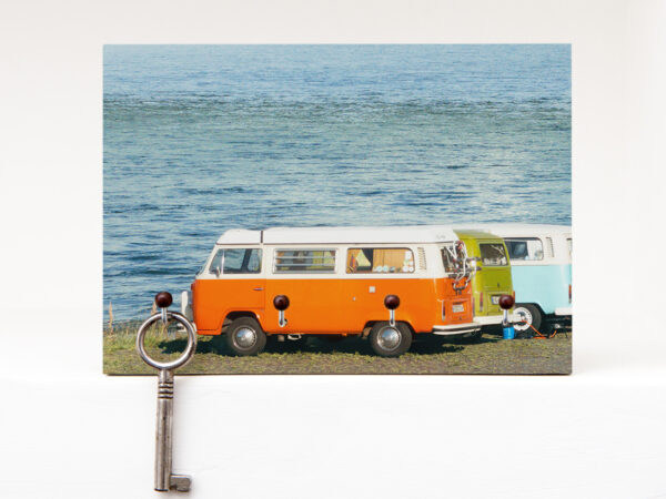 Schlüsselbrett Bulli Schlüsselbrett Bulli Fotografie handgemacht von Frau Plonka