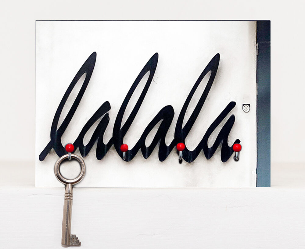 Schlüsselbrett Lalala Schlüsselbrett Lalala Fotografie handgemacht von Frau Plonka