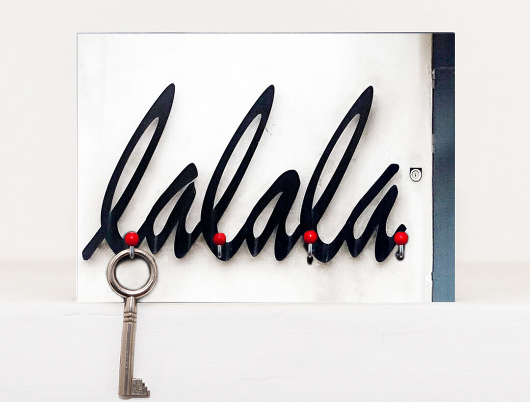 Schlüsselbrett Lalala Schlüsselbrett Lalala Fotografie handgemacht von Frau Plonka