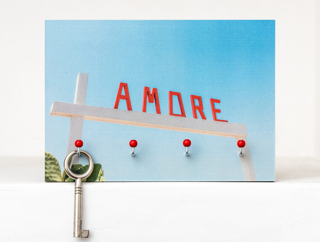 Schlüsselbrett Amore Fotografie handgemacht von Frau Plonka