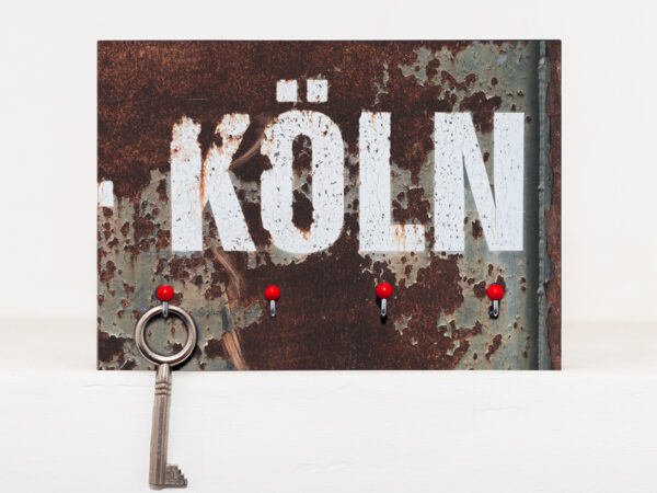 koeln rost schlüsselbrett Schlüsselbrett Köln rostig Fotografie handgemacht von Frau Plonka