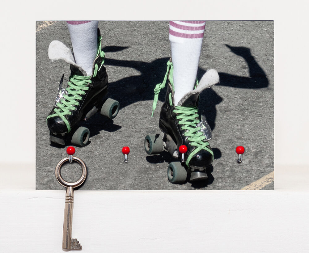 schlüsselbrett Rollerskates Schlüsselbrett Rollerskates Fotografie handgemacht von Frau Plonka
