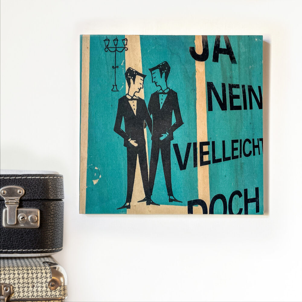 geschenk zur Hochzeit, Mann und Mann